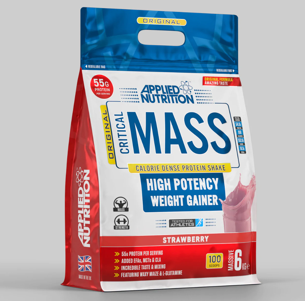 Applied Nutrition ORIGINAL FORMULA - Critical Mass 6KG (25 SERVINGS)