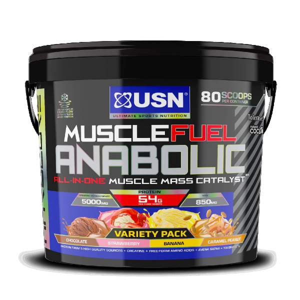 USN 4KG Muscle Fuel Anabolic (ALL-IN-ONE GAIN PROTEIN POWDER)