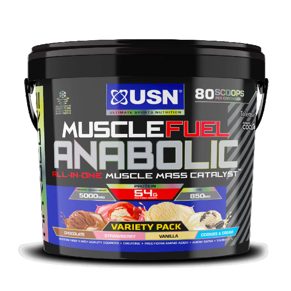 USN 4KG Muscle Fuel Anabolic (ALL-IN-ONE GAIN PROTEIN POWDER)