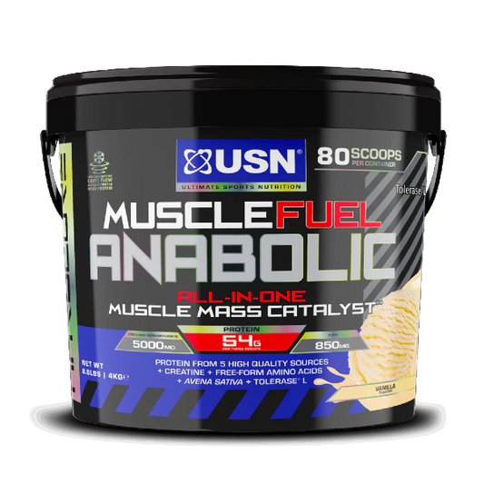 USN 4KG Muscle Fuel Anabolic (ALL-IN-ONE GAIN PROTEIN POWDER)