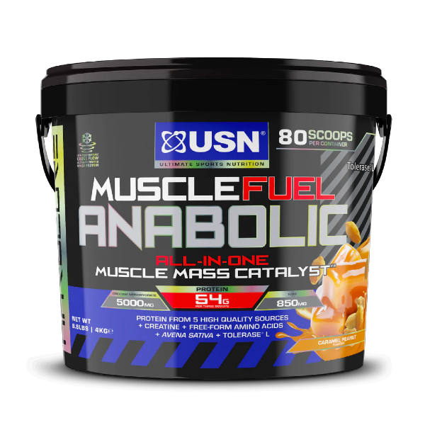 USN 4KG Muscle Fuel Anabolic (ALL-IN-ONE GAIN PROTEIN POWDER)