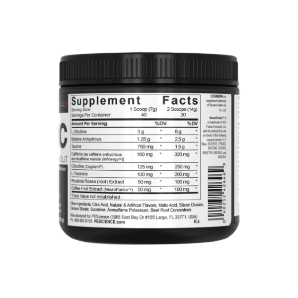 PEScience Prolific Pre-Workout